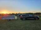 Beautiful sunset on arrival