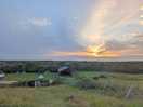 View from the horse hill overlooking the campsite.