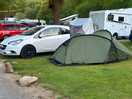 Spacious pitches with hook up