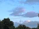 Watching the moon on peaceful evening