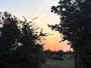 Sunrise on the croft campsite