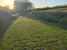 Beautiful grounds with a beautiful sunset