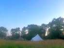 The bell tents looked amazing