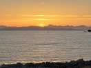 Sunrise over the mainland