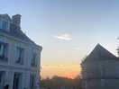 Sunset whilst having a drink from the bar