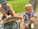 Fishing ,father and son