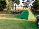 Non electric tent pitch