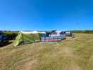 Nice tent set up on grass pitches