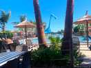 View of small pool from pool bar