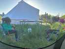 Enjoying camping