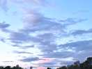 Evening sky at site