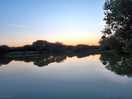 Lake at sunset