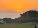 Sunset on campsite