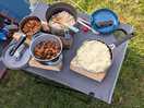Cooked a nice family meal on site