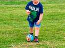 Little kick about.