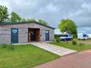 Toilet and shower block