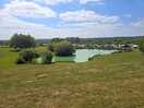 View of 1 of the lakes and the site