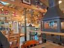 Indoor bar area