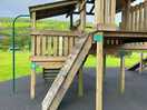 Kids climbing frame