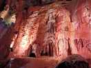 Some of the stalactites in the cheddar caves