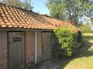 The toilet block plus roses