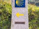 Right on the camino trail