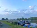 Barges at the campsite