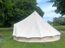 We took our own bell tent with electric hook up.