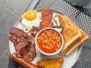 £8.50 english breakfast by the lake.