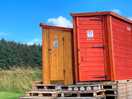Clean unisex toilets