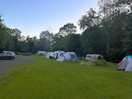 Our campsite next to the river