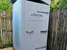 Outdoor showers outside.