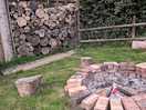 Personal fire pit perfect for toasting marshmallows