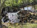 Stream that runs along the site