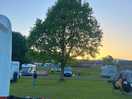 Sun set over the campsite