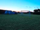 Sunset.