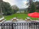 View from the mansion bar window