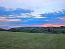 Sunset view from campsite