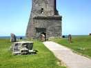 Aberystwyth castle ruins.