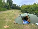 Great pitch lovely space for the dog to roam