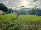 Football with the kids