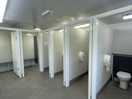 Inside the women’s toilets and showera