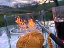 Gas fire pit