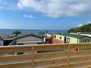 View from decking