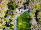 Drone footage of the site