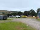 View facing down the campsite