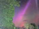 Northen lights at the glamping pod