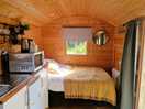 Sheperds hut interior