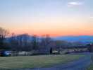 The evening view from my tent
