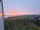 Sunset.